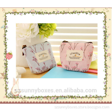 Woman Canvas Fancy Coin Purse change Purse